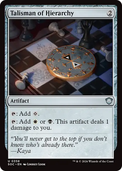 Talisman of Hierarchy [SOC-358] [U]