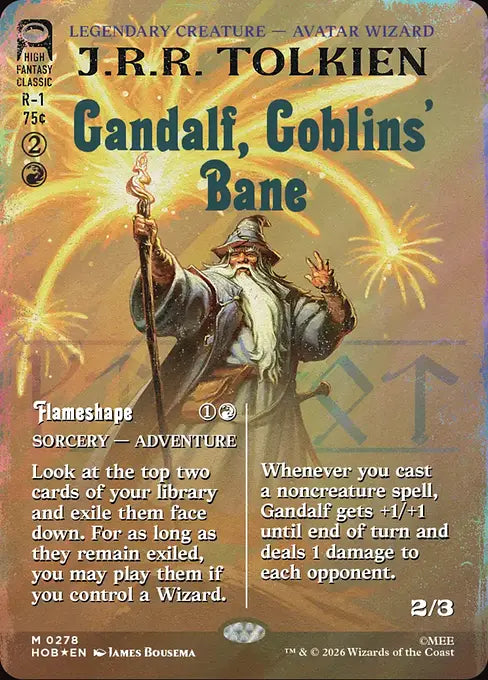 Gandalf, Goblins' Bane // Flameshape [HOB-278] [M]
