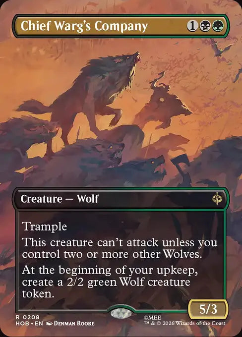Chief Warg's Company [HOB-208] [R]