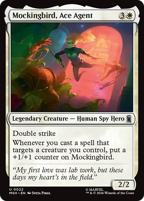 Mockingbird, Ace Agent [MSH-022] [U]