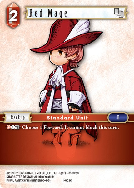 Red Mage (01-003C) [Opus 1]