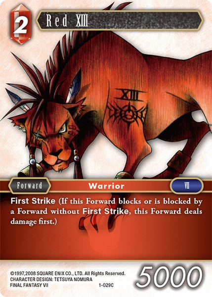 Red XIII (01-029C) [Opus 1]