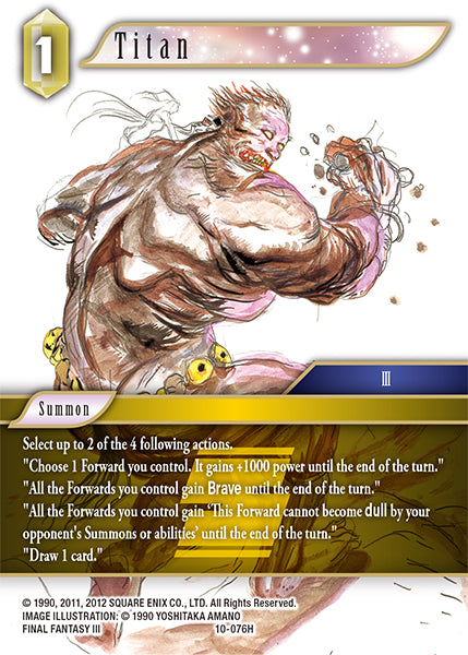 Titan (10-076H) [Opus 10]
