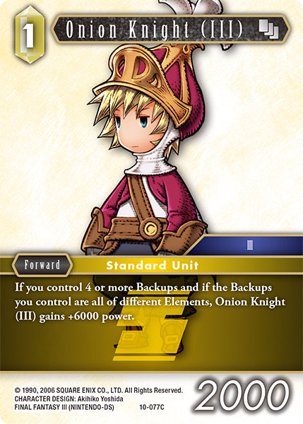Onion Knight (III) (10-077C) [Opus 10]