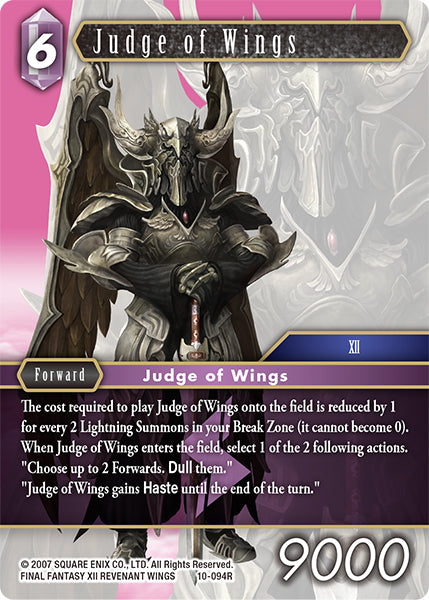 Judge of Wings (10-094R) [Opus 10]