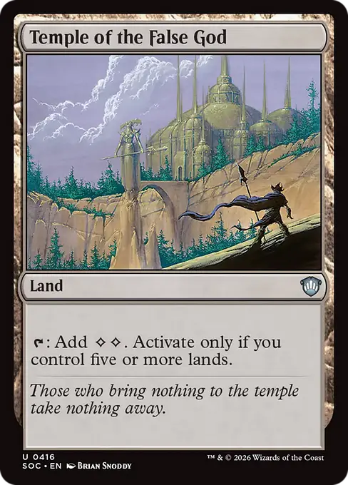Temple of the False God [SOC-416] [U]
