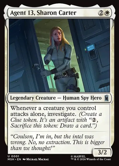 Agent 13, Sharon Carter [MSH-001] [U]