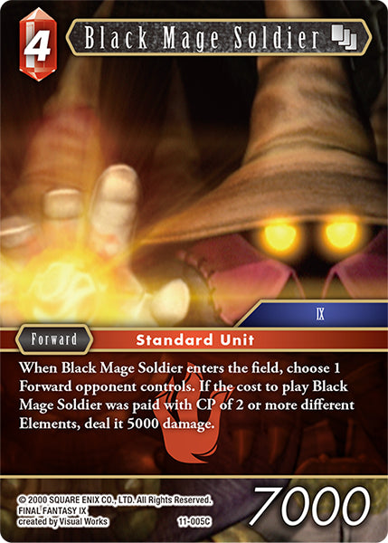 Black Mage Soldier (11-005C) [Opus 11]
