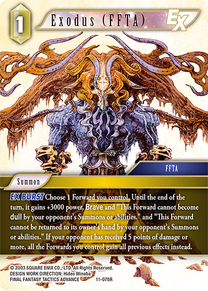 Exodus (FFTA) (11-070R) [Opus 11]