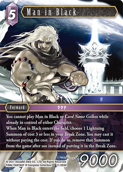 Man in Black (11-093H) [Opus 11]