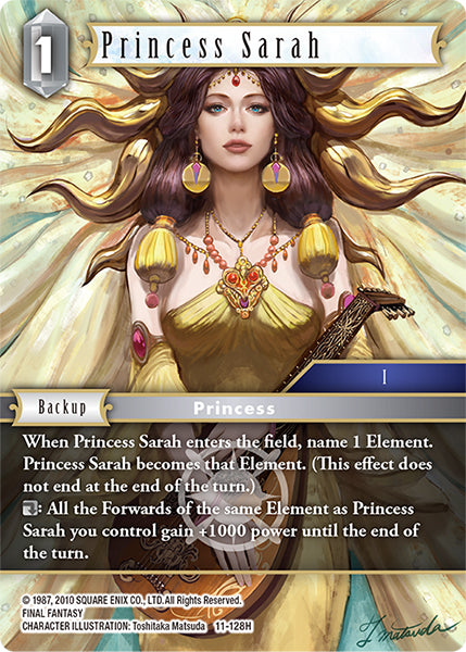 Princess Sarah (11-128H) [Opus 11]