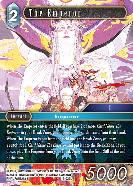 The Emperor 12-029L [Opus 12]