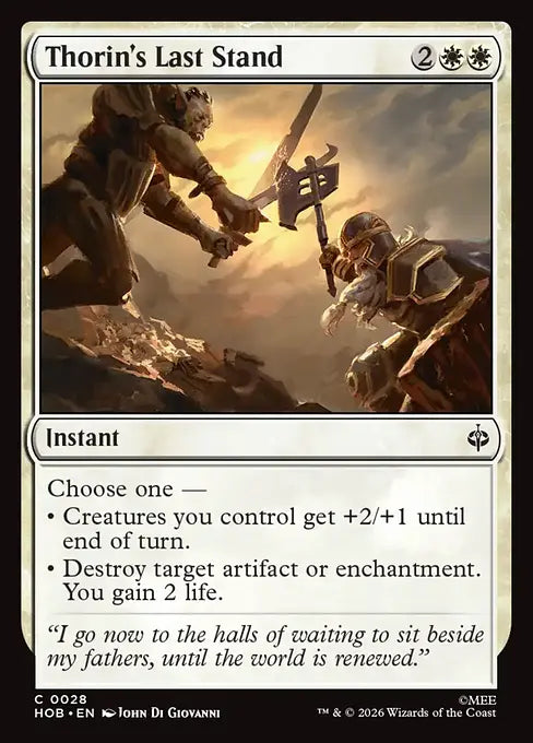 Thorin's Last Stand [HOB-028] [C]