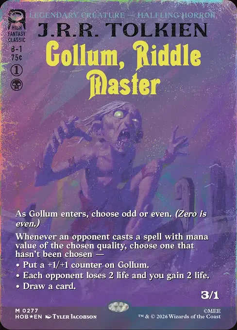 Gollum, Riddle Master [HOB-277] [M]