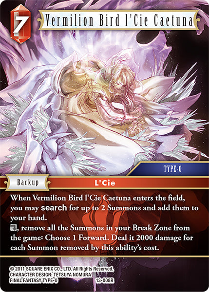 Vermilion Bird l'Cie Caetuna 13-008R [Opus 13]