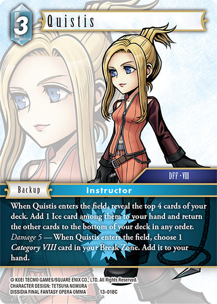 Quistis 13-018C [Opus 13]