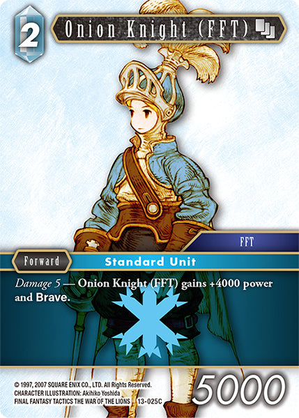 Onion Knight (FFT) 13-025C [Opus 13]