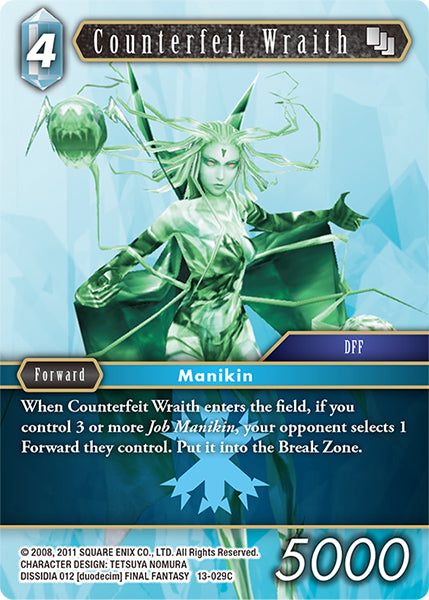 Counterfeit Wraith 13-029C [Opus 13]