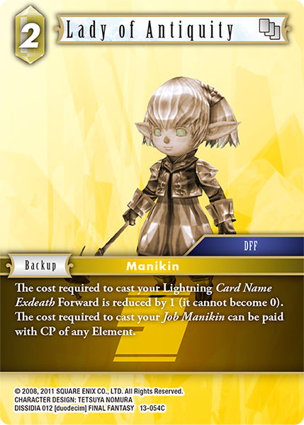 Lady of Antiquity 13-054C [Opus 13]