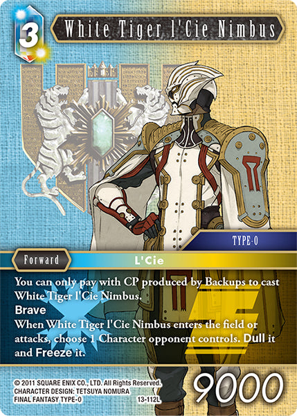 White Tiger l'Cie Nimbus 13-112L [Opus 13]