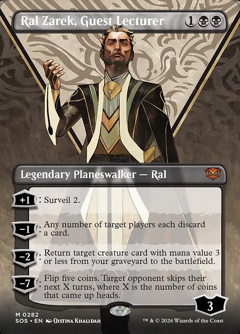 Ral Zarek, Guest Lecturer [SOS-282]