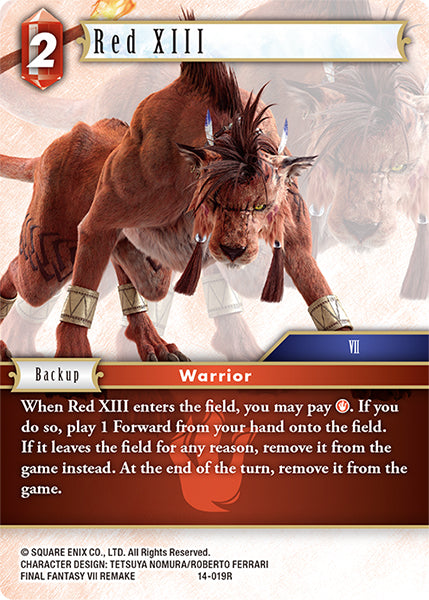 Red XIII (14-019R) [Opus 14]