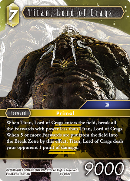 Titan, Lord of Crags (14-062L) [Opus 14]