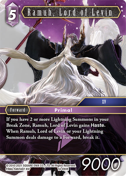Ramuh, Lord of Levin (14-090R) [Opus 14]