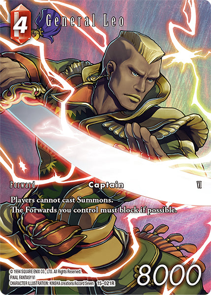 General Leo 15-021R(Crystal Dominion) Full Art