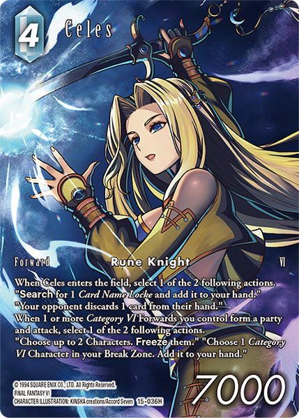 Celes 15-036H (Crystal Dominion) Full Art