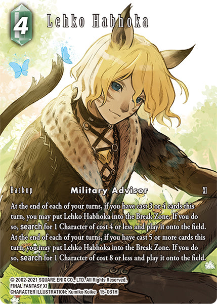 Lehko Habhoka 15-061H (Crystal Dominion) Full Art