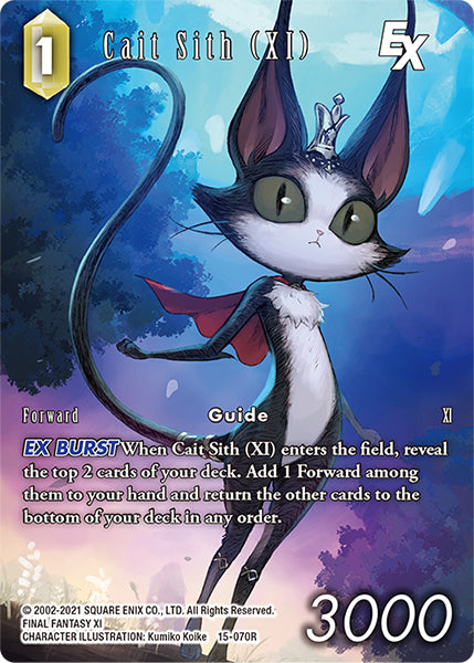 Cait Sith (XI) 15-070R (Crystal Dominion) Full Art