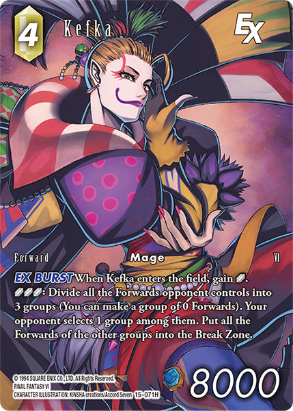 Kefka 15-071H (Crystal Dominion) Full Art