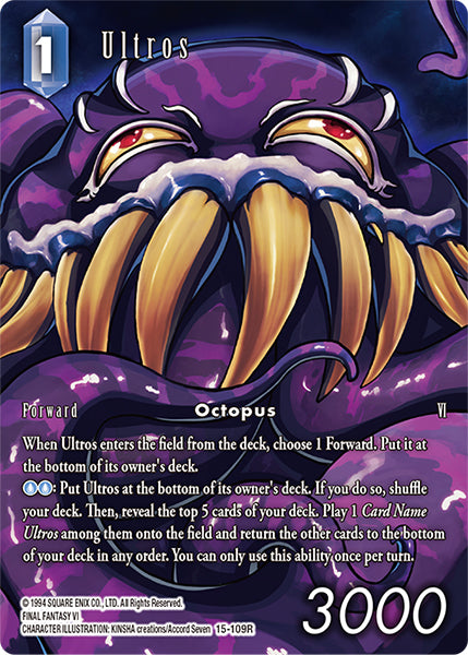 Ultros 15-109R (Crystal Dominion) Full Art