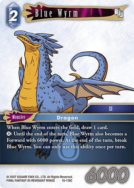 Blue Wyrm 15-118C (Crystal Dominion)