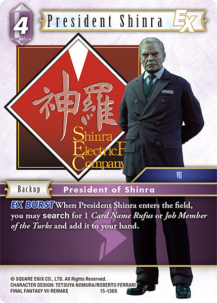 President Shinra 15-136S (Crystal Dominion)