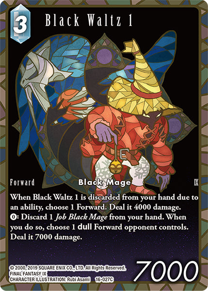 Black Waltz 1 (16-027C) [Emissaries of Light] Full Art