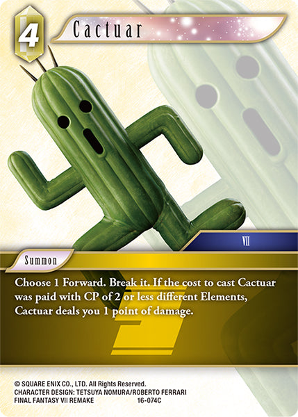 Cactuar (16-074C) [Emissaries of Light]