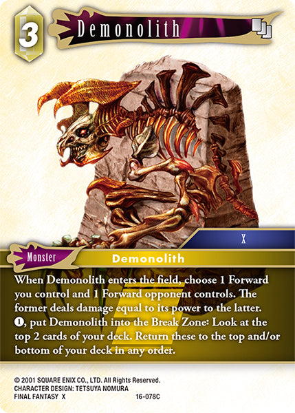 Demonolith (16-078C) [Emissaries of Light]