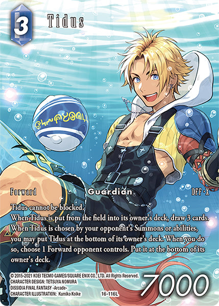 Tidus (16-116L) [Emissaries of Light] Full Art