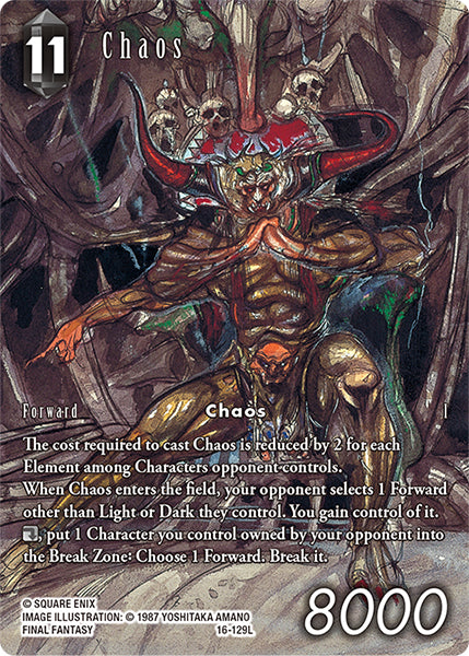 Chaos (16-129L) [Emissaries of Light] Full Art