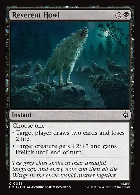Reverent Howl [HOB-081] [C]