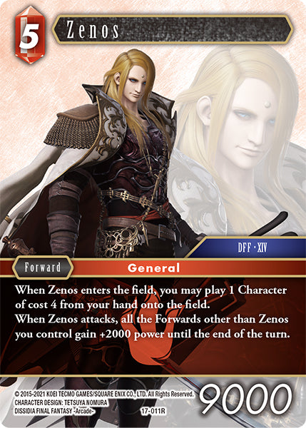 Zenos 17-011R (Rebellion's Call)