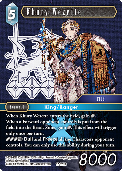 Khury Wezette 17-026H (Rebellion's Call)