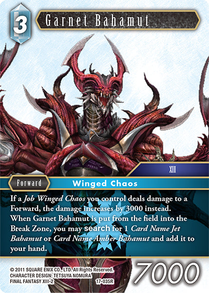 Garnet Bahamut 17-035R (Rebellion's Call)