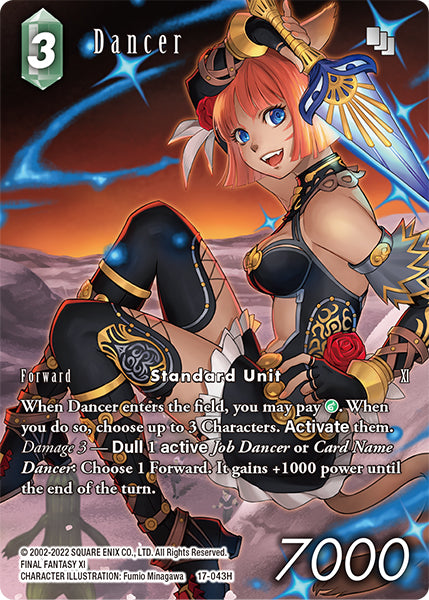Dancer 17-043H (Rebellion's Call) Full Art