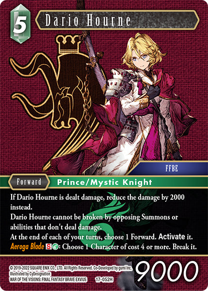 Dario Hourne 17-052H (Rebellion's Call)