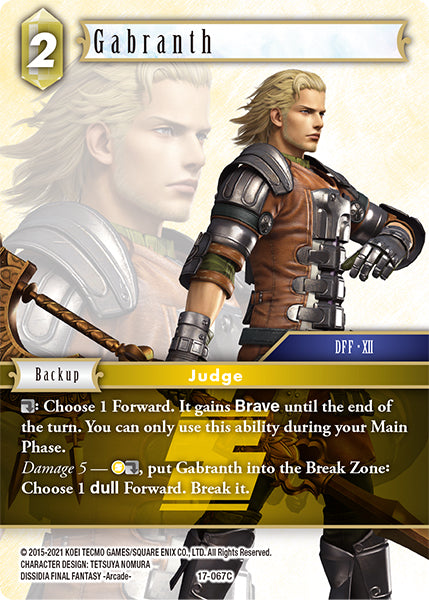 Gabranth 17-067C (Rebellion's Call)