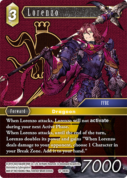 Lorenzo 17-084C (Rebellion's Call)