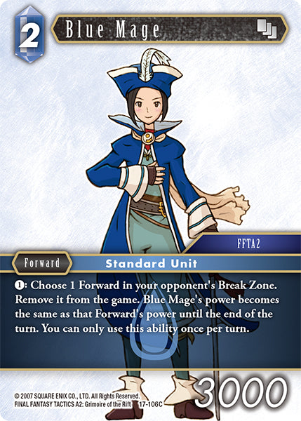 Blue Mage 17-106C (Rebellion's Call)